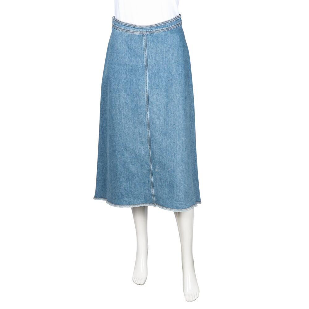 PHILOSOPHY DI LORENZO Denim Midi Skirt Size 6